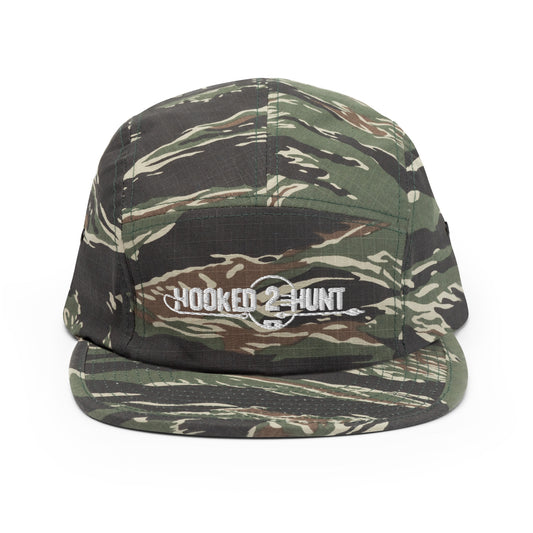 Camo Five Panel Hooked 2 Hunt Cap