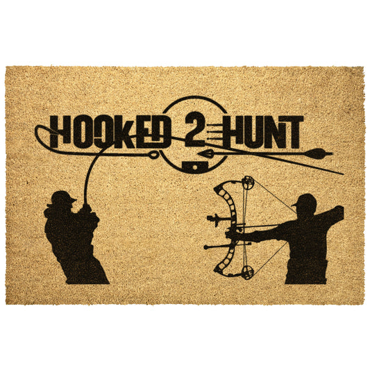 Hooked 2 Hunt Door Mat